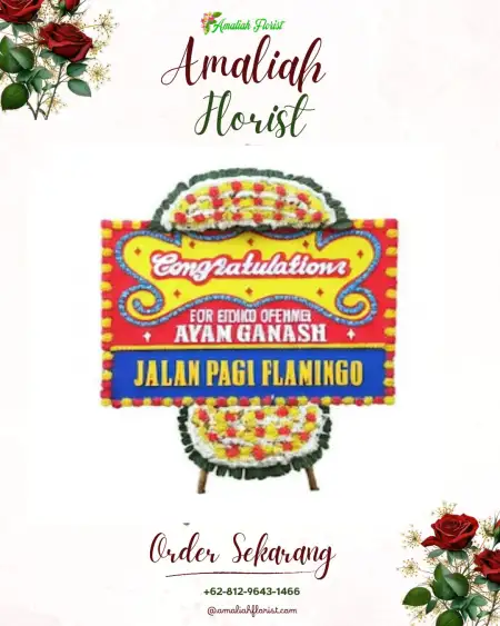 Sewa Papan Bunga Naikoten Satu